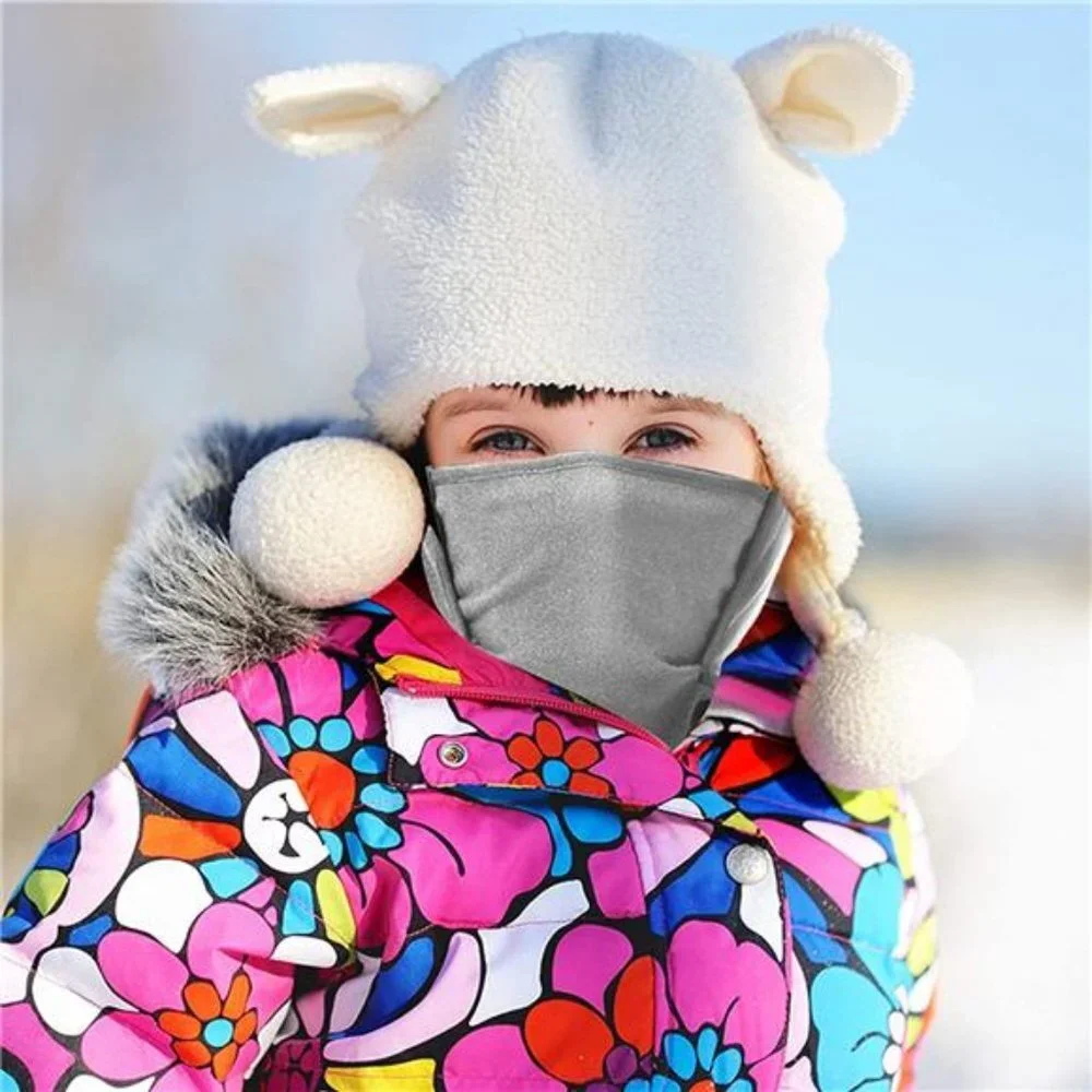 3 Pieces Kids Balaclava Hat Winter Ski Face Covering Thermal Neck Warmer
